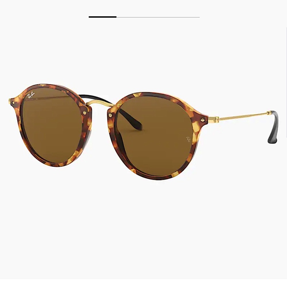 Ray Ban Round Fleck Sunglasses